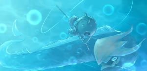 An Adventure with a Water-Snake