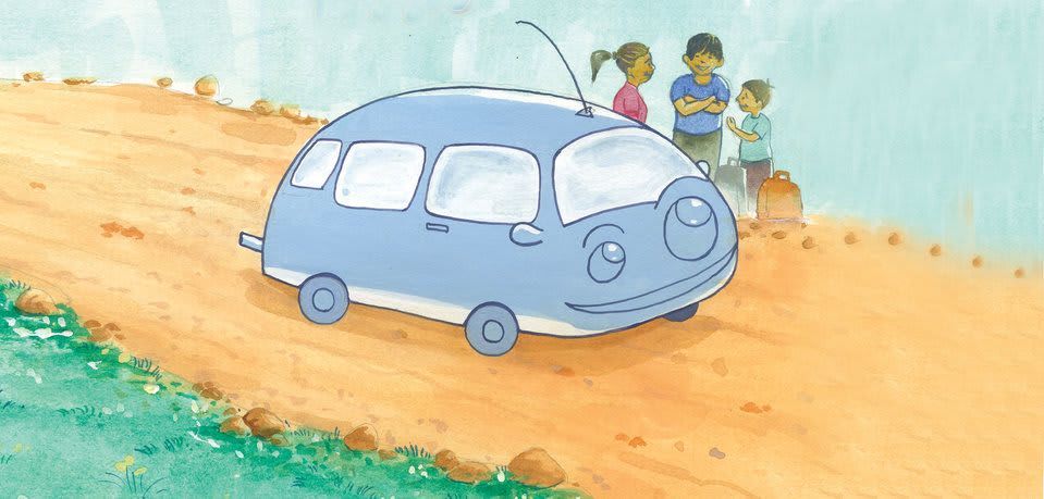 Cover of Tin Trong, the Little Bus