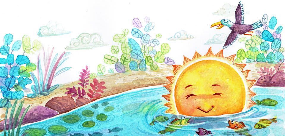 Cover of The Sun takes a Bath