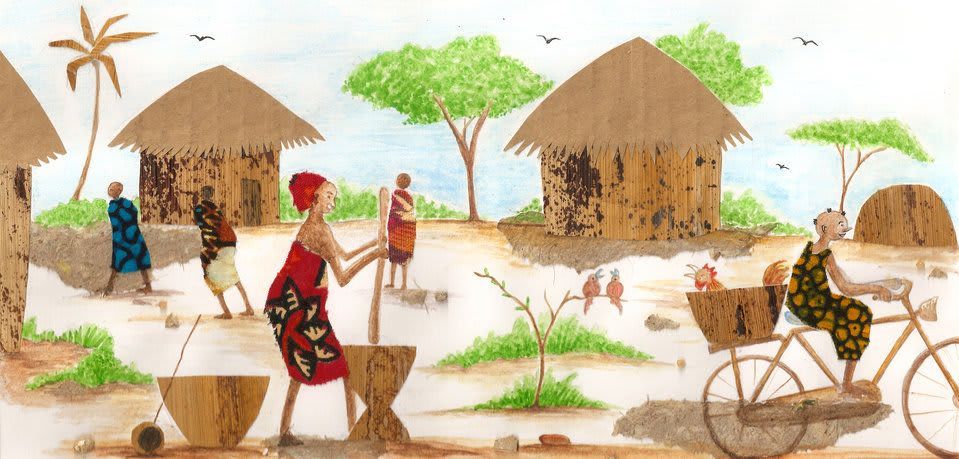 Cover of The Adventures of Mboza and her Rooster