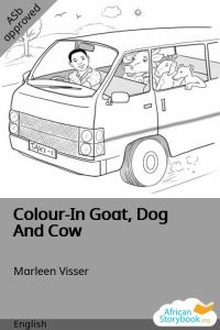 Cabra, Perro y Vaca a color