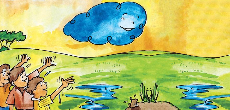 Cover of Lluvia, Lluvia, a Spanish (Nicaragua) picture book