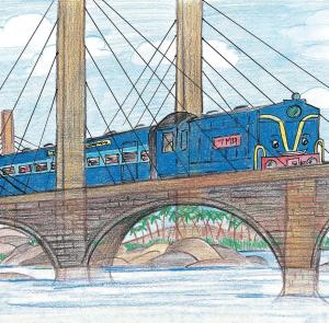 Illustration for El tren tímido