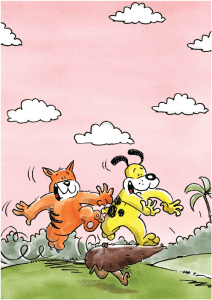 បងឆ្មា បងឆ្កែ និងដំឡូងជ្វា