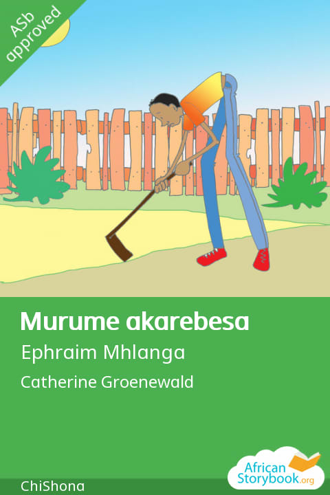 Cover of Murume akarebesa, a Shona picture book