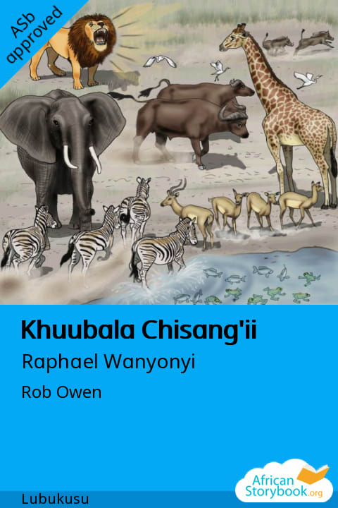 Cover of Khuubala Chisang'ii, a Bukusu picture book