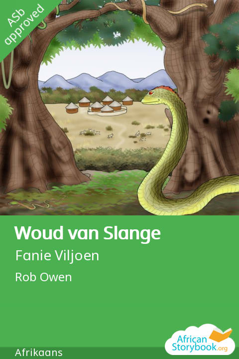 Cover of Woud van Slange, a Afrikaans picture book