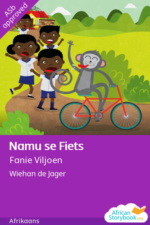 Cover of Namu se Fiets, a Afrikaans picture book