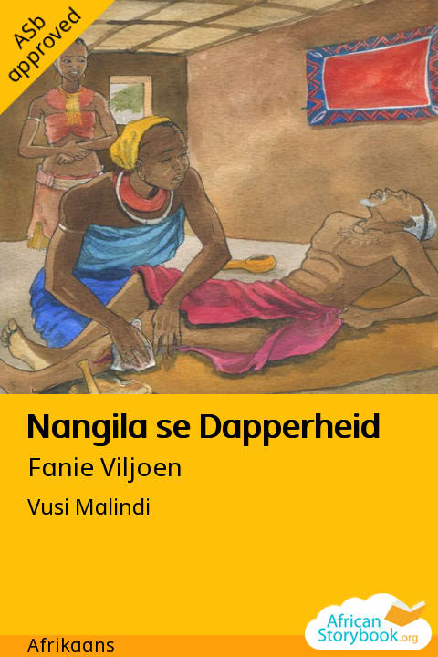 Cover of Nangila se Dapperheid, a Afrikaans picture book