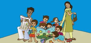 खोशी आनी दुख्खी (आतां म्हाका सांग कथामाळ)