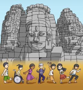 ພວກເຮົາໄປທ່ອງທ່ຽວເມືອງສຽມຣຽບ