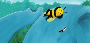 Illustration for Пчела и Слон