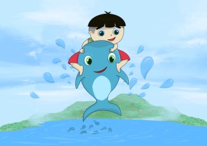 Bora và những người bạn cá heo