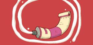 Cách cho kem đánh răng vào tuýp