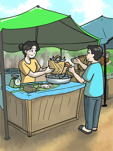 ປ້າຂາຍປາ