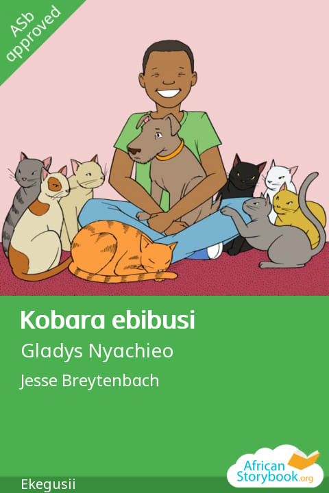 Cover of Kobara ebibusi, a Gusii picture book