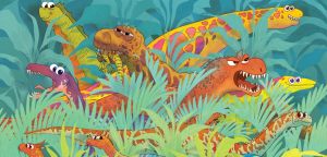 Illustration for Моя перша книга про динозаврів Індії