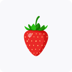 Illustration for Compte et sélectionne tous les fruits rouges et jaunes.