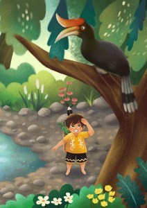 Illustration for The Special Hornbill