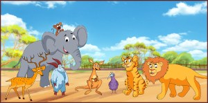 Illustration for တိရစ္ဆာန်ရုံထဲက ခရစ်ကက်ပွဲ