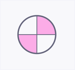 Equal parts of circles