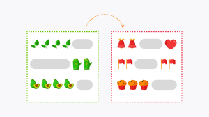 Written numbers in number and word form
