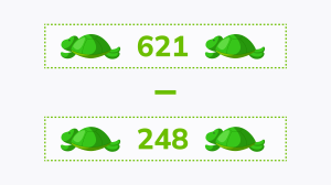 Break apart 3-digit subtraction problems