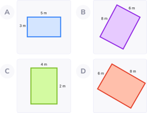 Area of rectangles