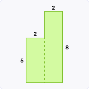 Understand decomposing figures to find area