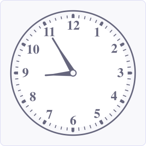 Tell time to the nearest minute