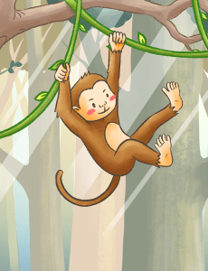 Illustration for Monkey and Banana