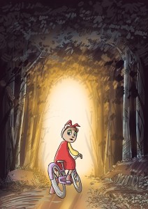 Illustration for The Queen of Mountain Biking