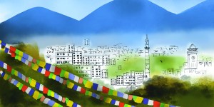 Illustration for Exploring Kathmandu