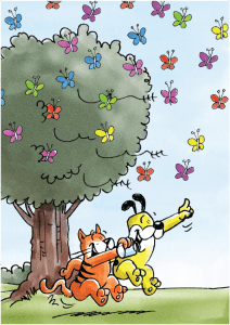 Cat & Dog and the Butterfly