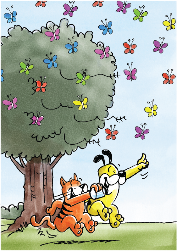Cover of Cat &amp; Dog and the Butterfly