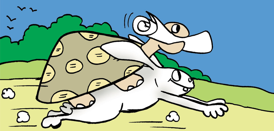 Cover of The Hare &amp; the Tortoise (Again!)