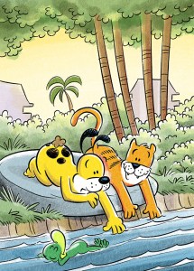 Cat and Dog Go With the Flow