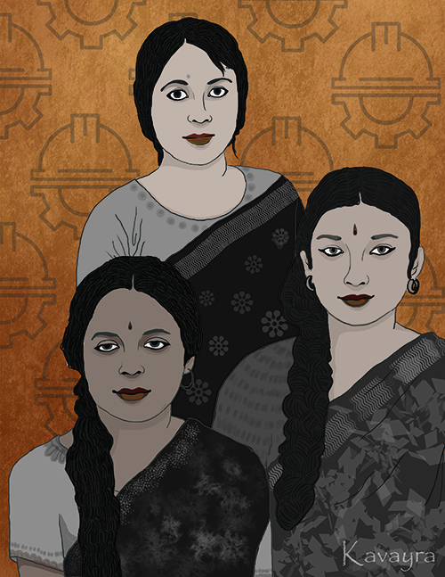 Cover of The Engineers: Khaleda Shahriar Kabir, Monawara Begum, and Shirin Sultana Chumki