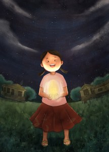 Illustration for The Lantern Girl