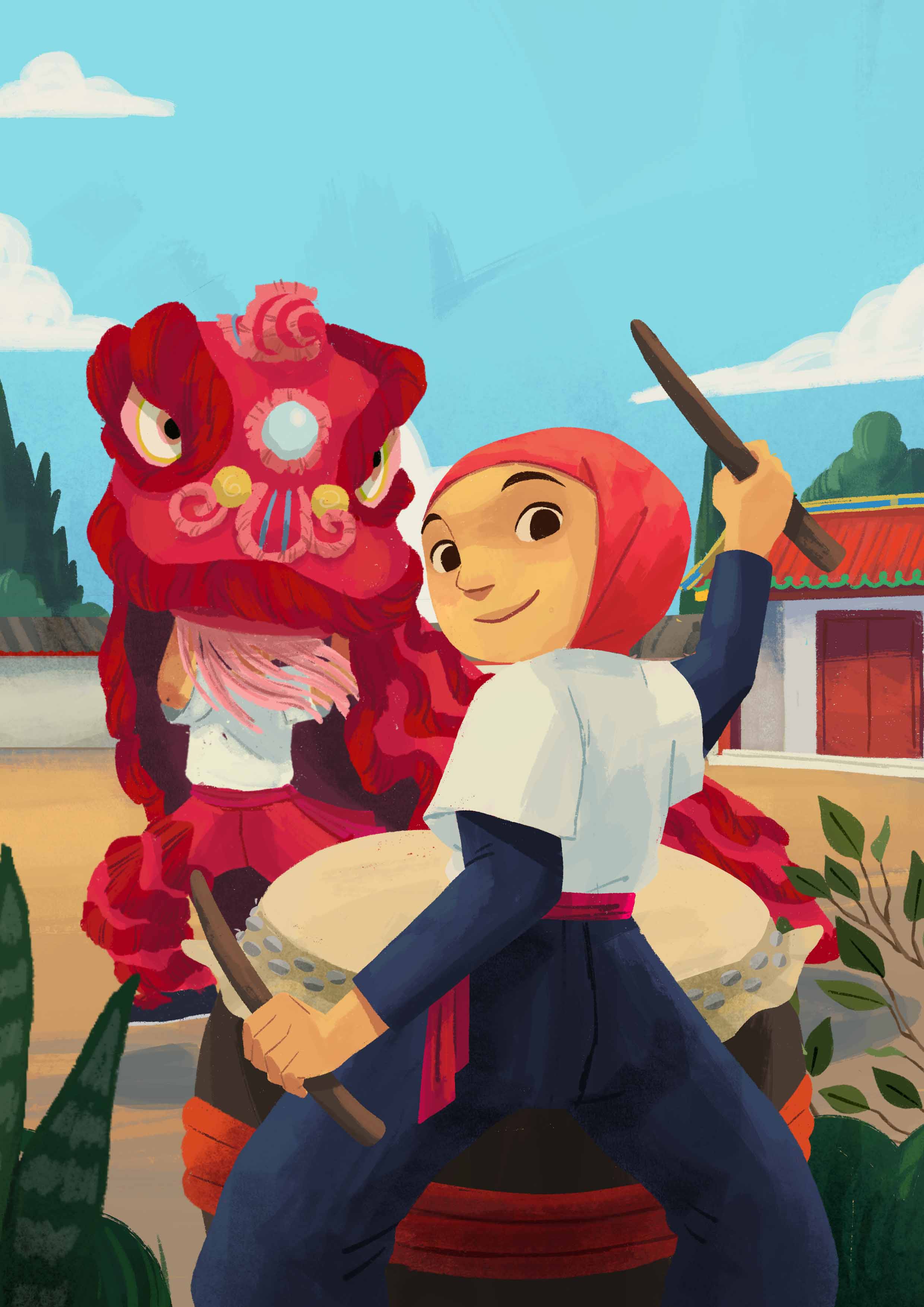 Cover of The Red Lion Dancer