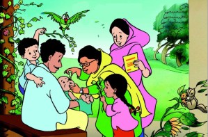 Illustration for Baby Rani’s Four Visits