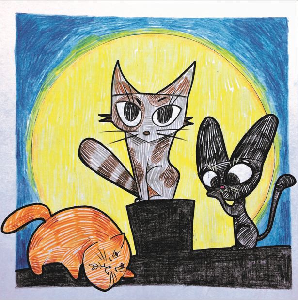 Cover of Three Cat Friends