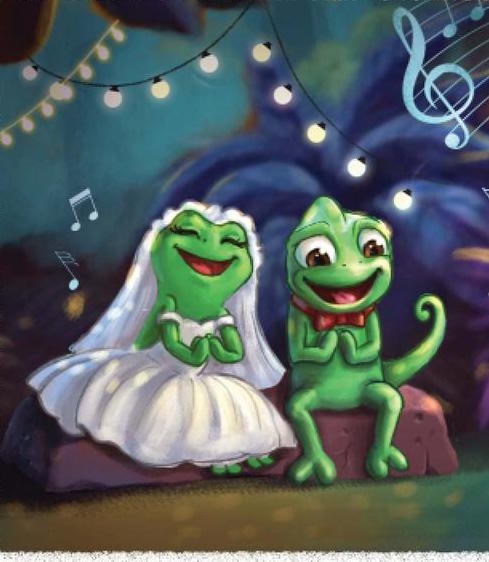 Cover of On the Chameleon's Wedding day