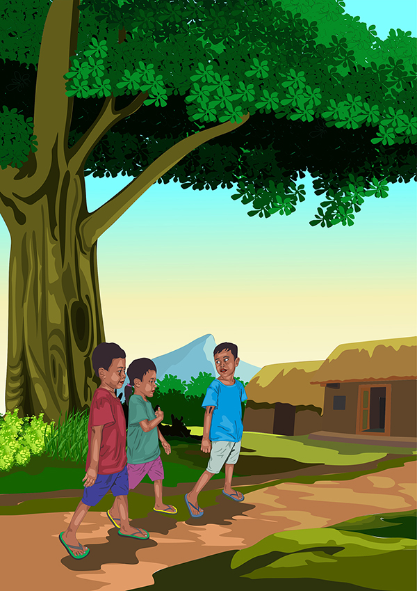 Cover of Misi Menyelamatkan Desa, a Indonesian picture book