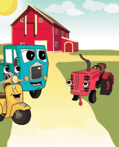 Illustration for Tractor gets help