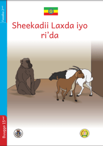Illustration for Sheekadii Laxda iyo ri'da