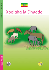 Illustration for Xoolaha la Dhaqdo