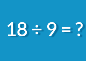 Aritmetikkquiz – divisjon