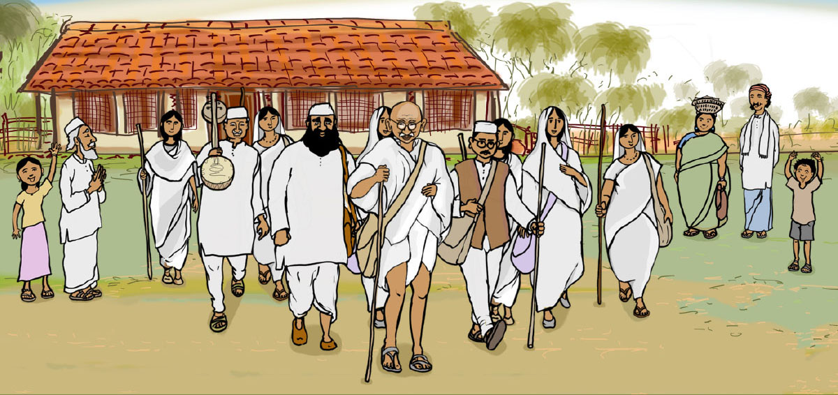 Mahatma Gandhi: Pawai Garam cover