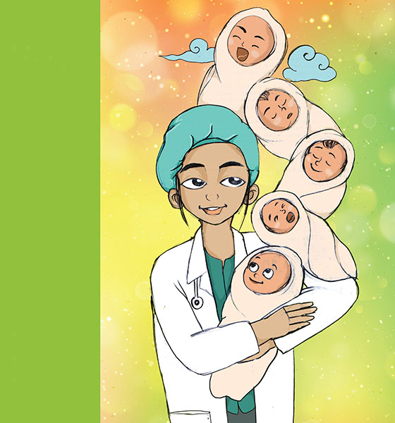 Cover of Sang Dokter, a Indonesian picture book